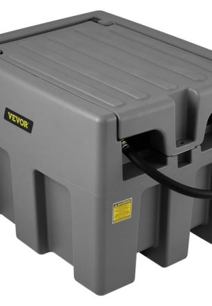 Vevor 58 gal Portable Diesel Tank for Easy Fuel Transportation, Gray