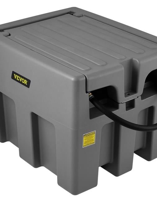 Vevor 58 gal Portable Diesel Tank for Easy Fuel Transportation, Gray