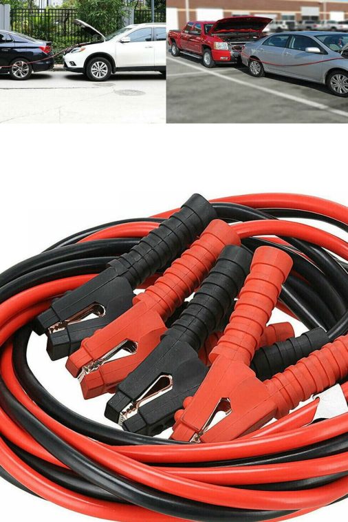 6m 3000A Car Battery Power Emergency Cable Jump Start Firing Line Power Wire Copper Clip Clamp Boost Cord Bateria Auto (Black and Red) - Image 5