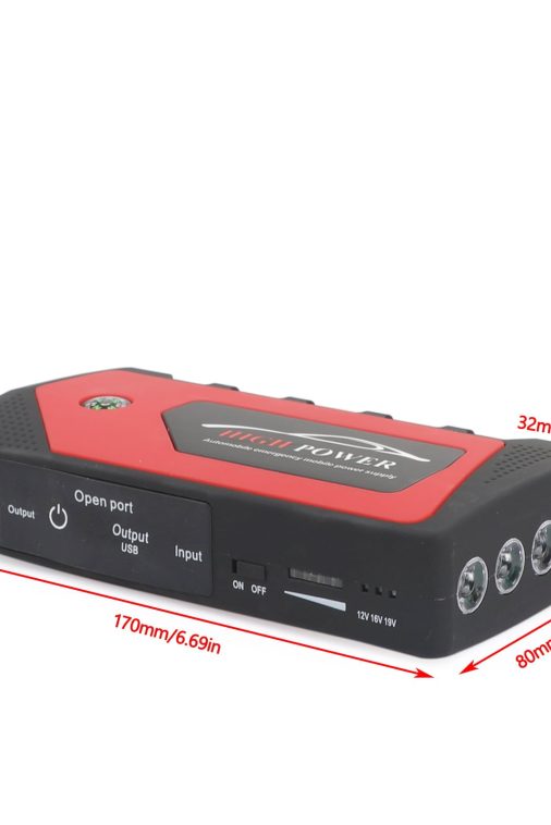69800mAh Car Jump Starter Portable 4-USB Power Bank Battery Booster Clamp Kits - Image 9