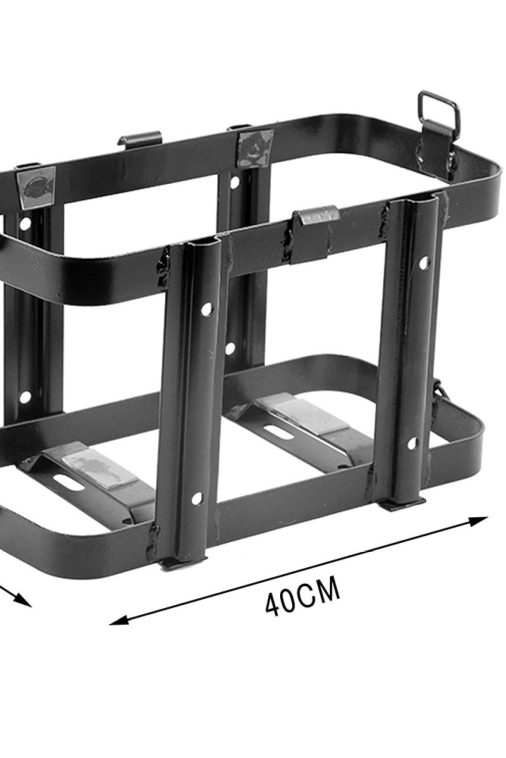 EUBUY Adjustable Metal Jerry Can Holder for 10L/20L Fuel Tank Lockable Fuel Oil Petrol Water Alcohol Container Carrier - Image 4