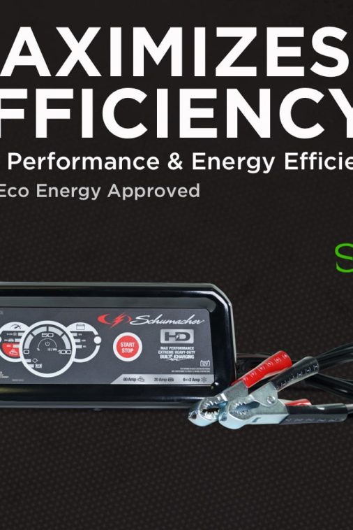 Schumacher Fully Automatic Battery Charger and Engine Starter- 20A/80A, 12V - Image 6